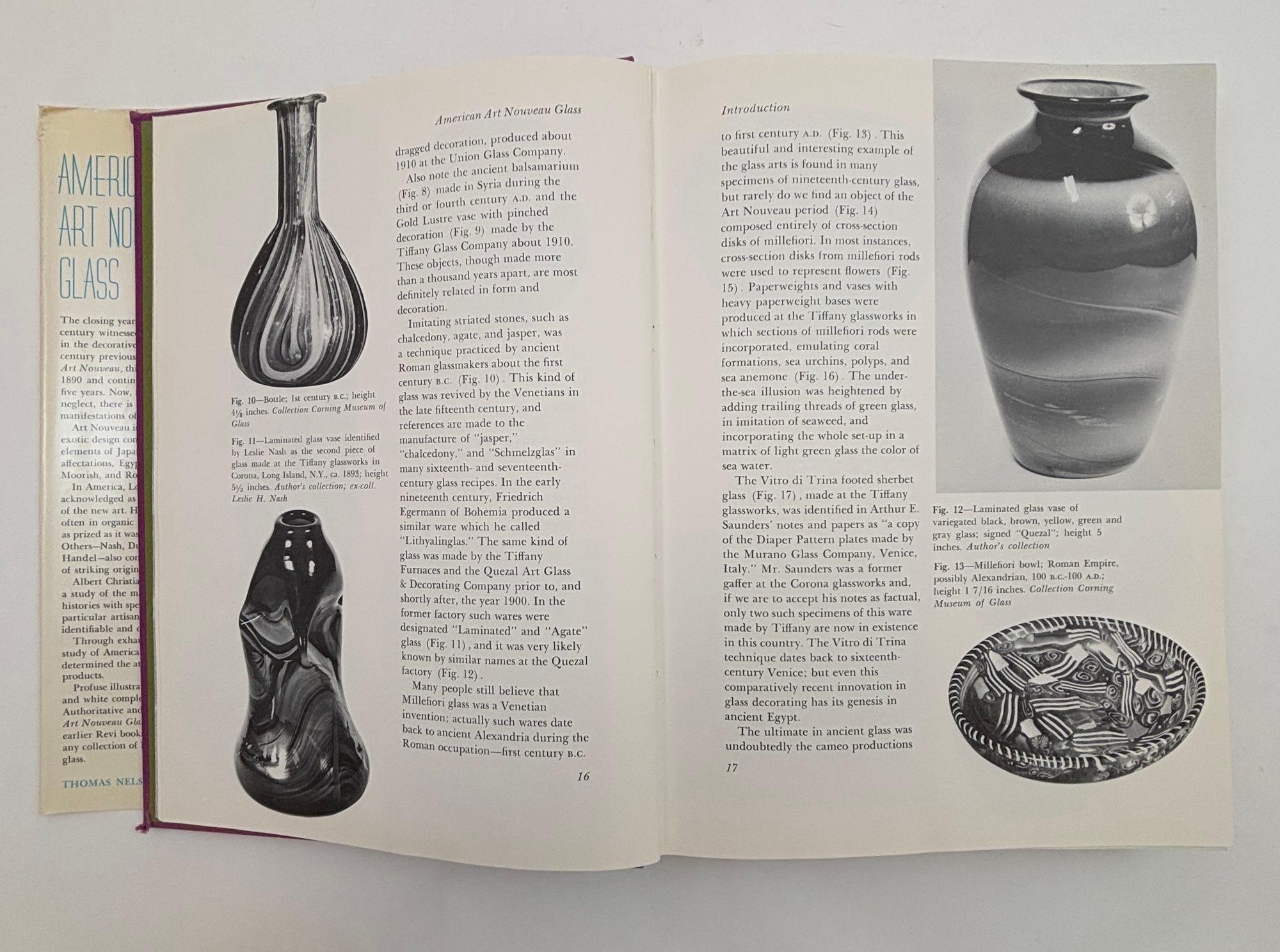 Amerikanisches Jugendstilglas-Hardcover von Albert Revi, 1968 von Albert Revi (20. Jahrhundert) im Angebot