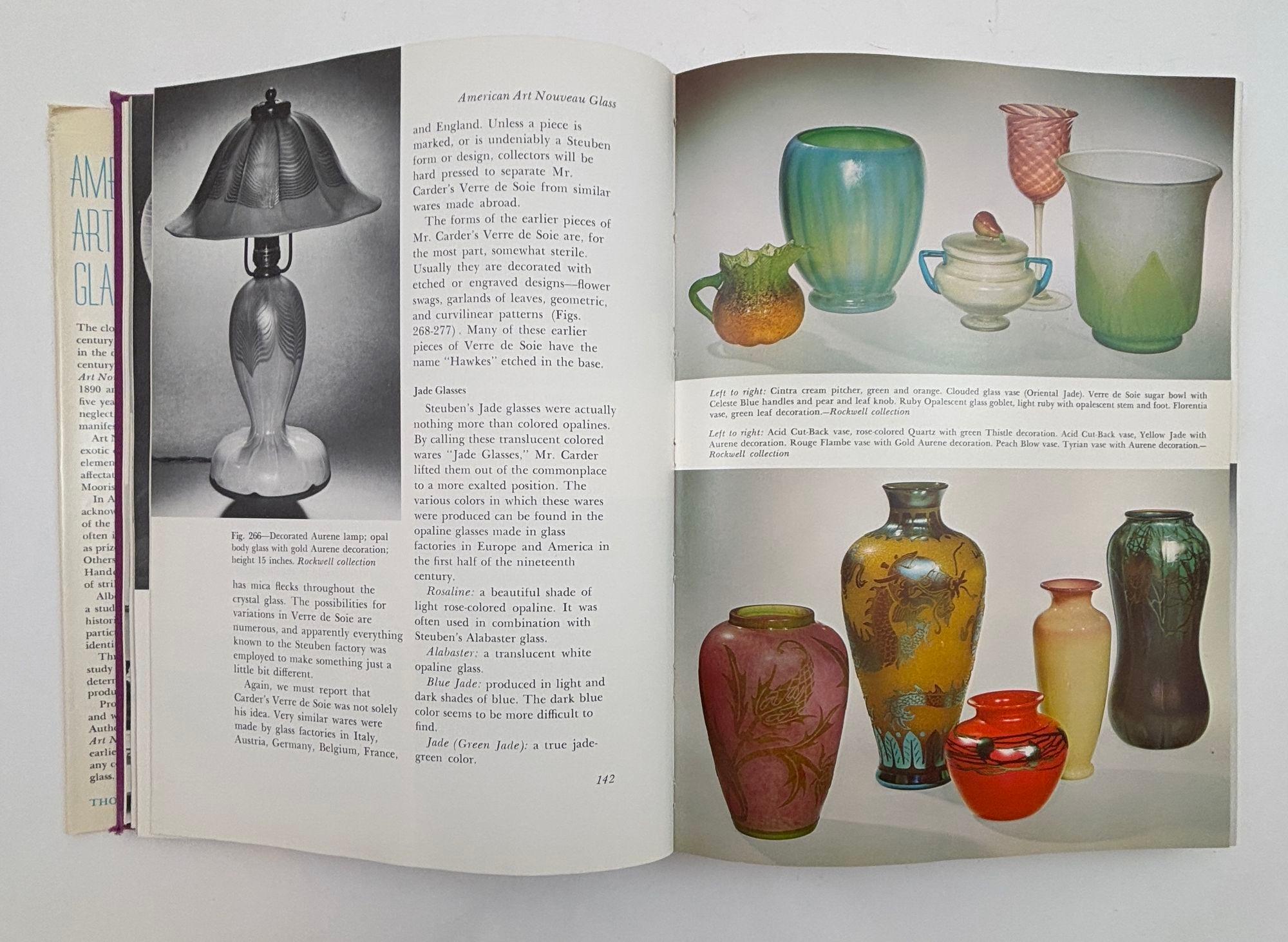 Amerikanisches Jugendstilglas-Hardcover von Albert Revi, 1968 von Albert Revi (Papier) im Angebot