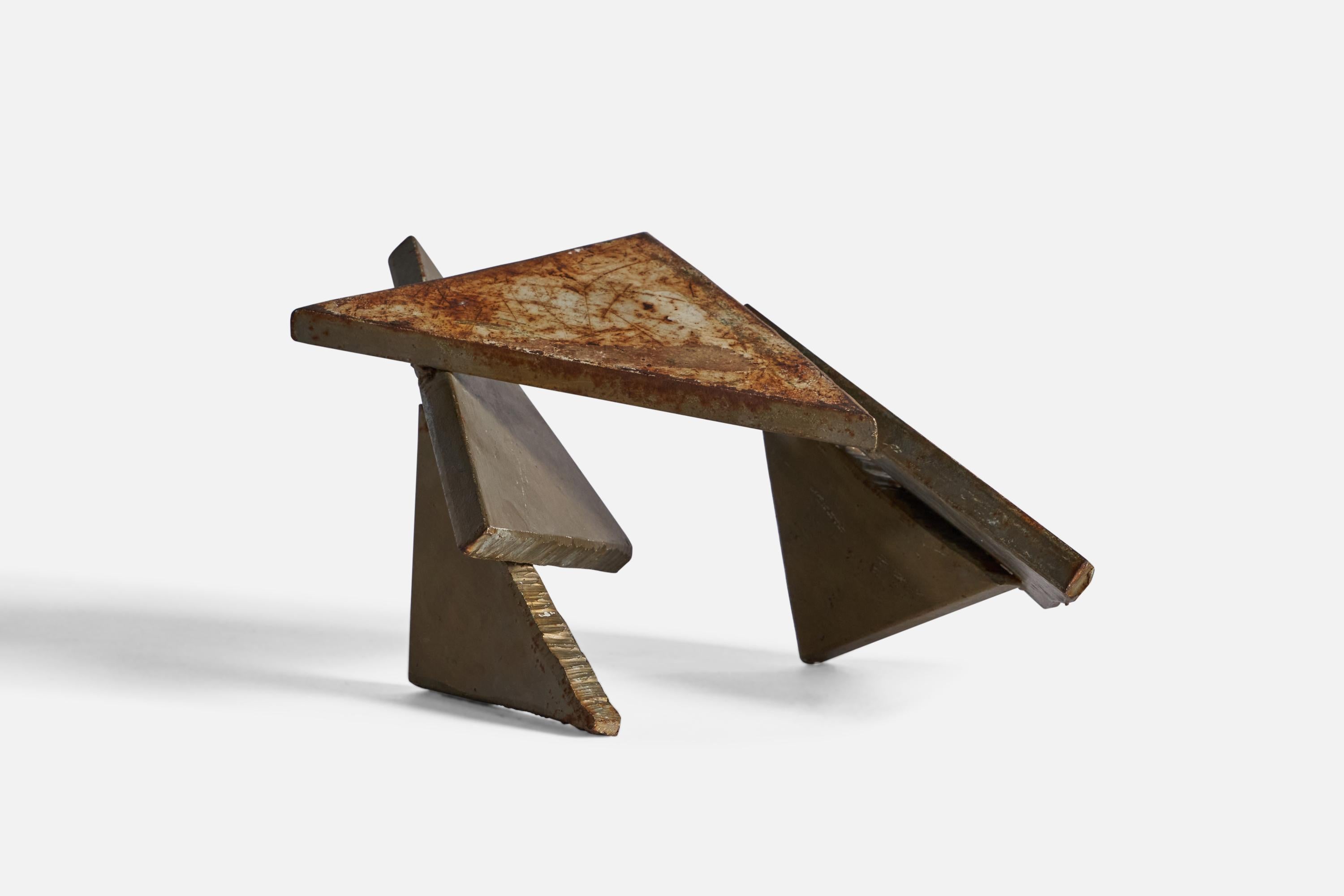Artista estadounidense, escultura abstracta, metal, EE.UU., años 60 Moderno en venta