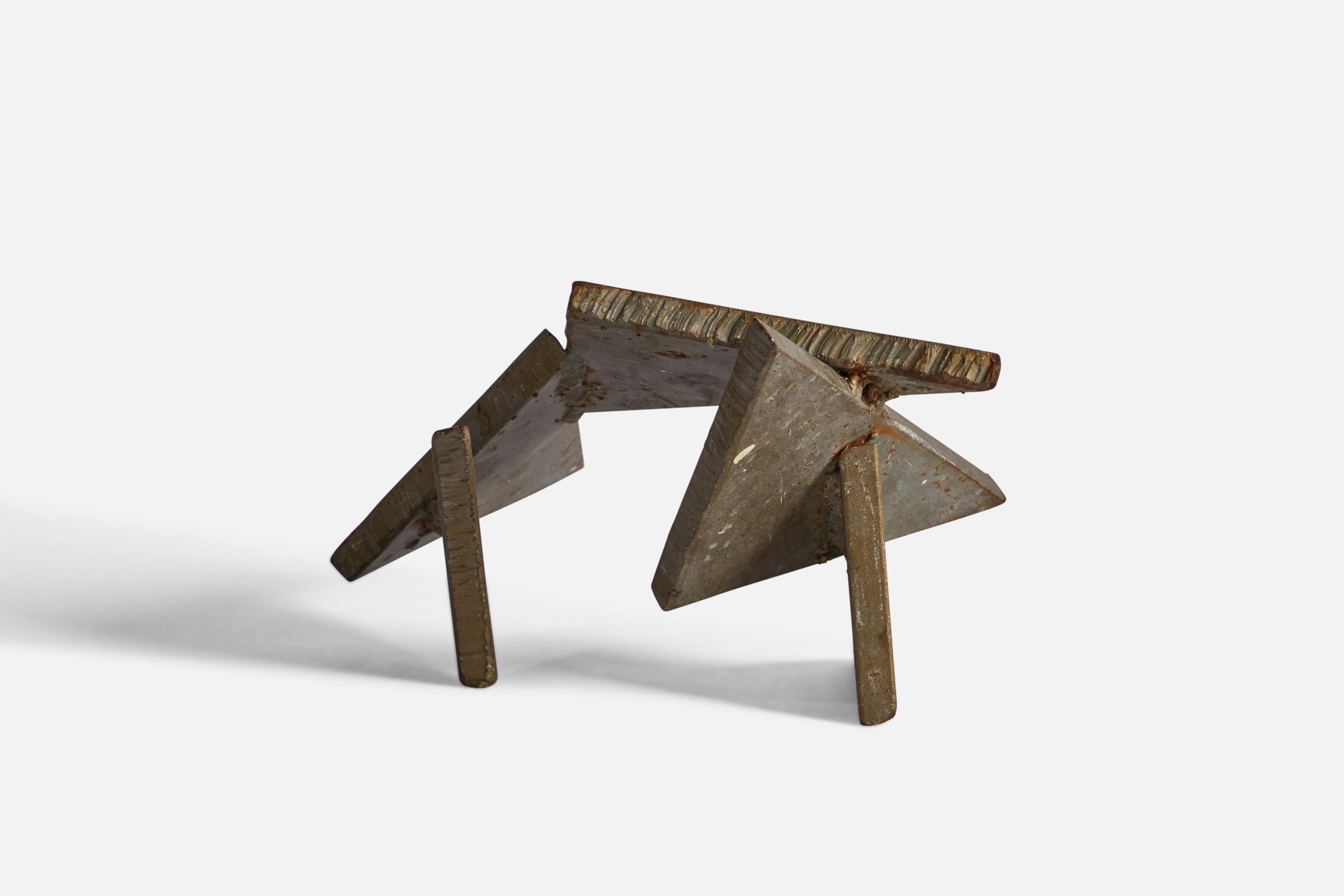 Mid-20th Century American Artist, Abstract Sculpture, Metal, USA, 1960s For Sale