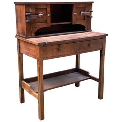 Antique American Arts & Crafts Oak Writing Desk