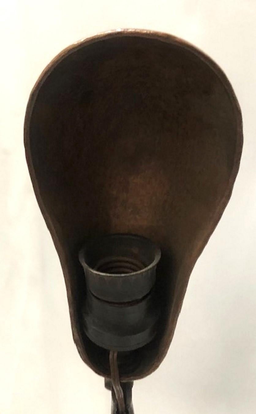 Paire de lampes en bronze patiné de style Arts & Crafts américain, vers 1910 Bon état - En vente à New York, NY