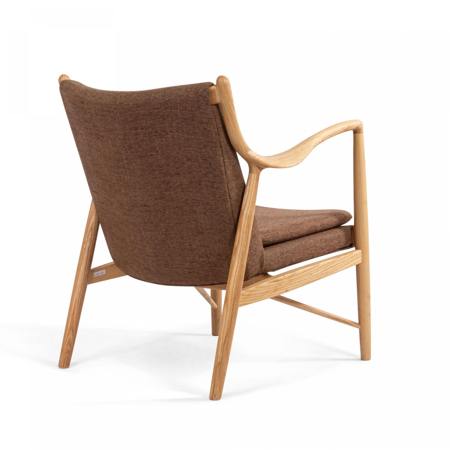 Silla con Brazos Abiertos de Madera de Fresno Americano siglo XX en venta