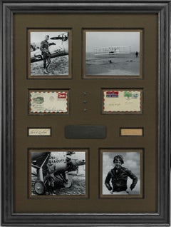 Signatur-Collage der amerikanischen Aviator Pioneers