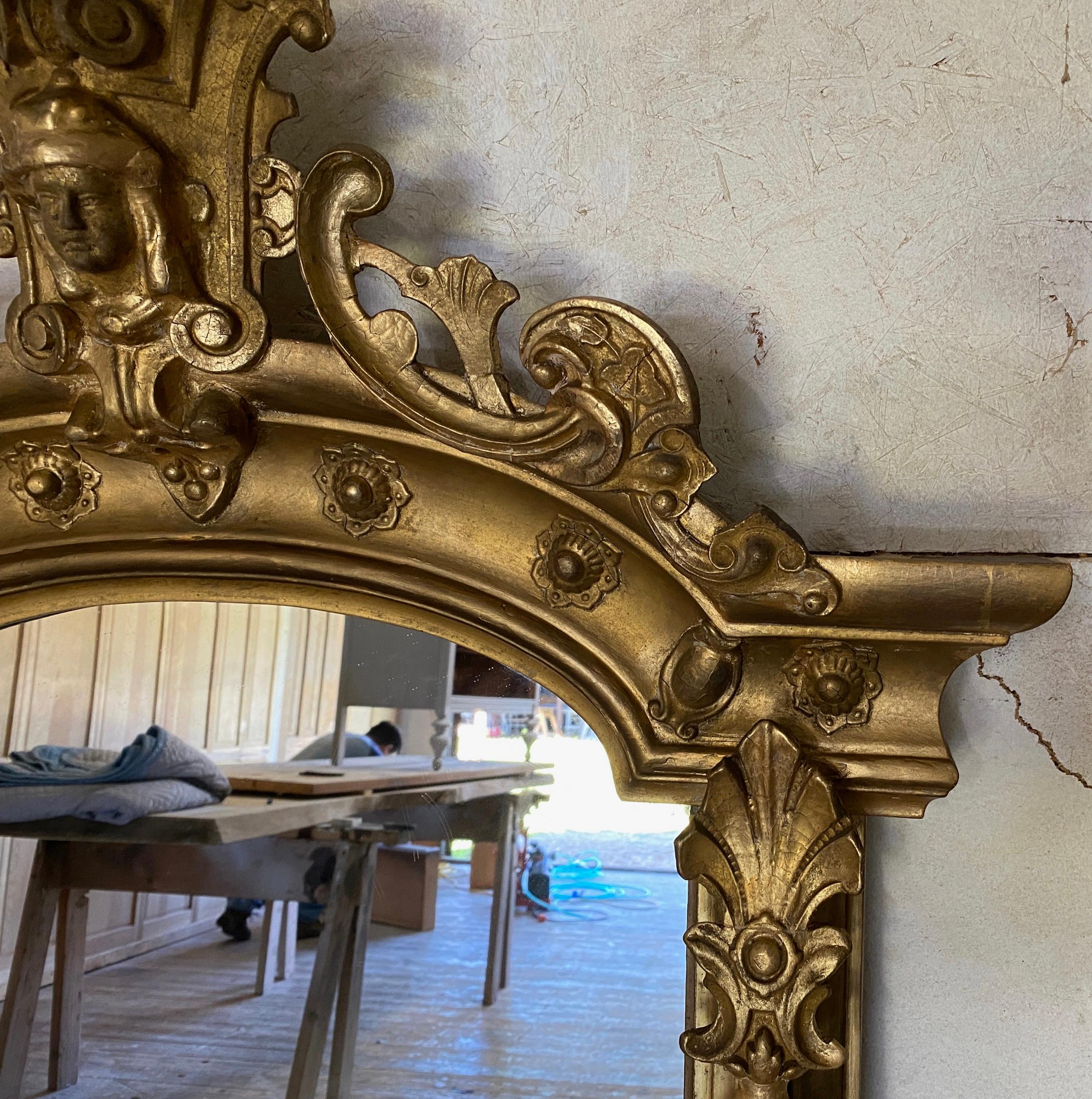 American Baroque Revival Mirror, 19th C For Sale 2