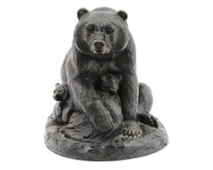 American Bears Bronze Sculpture by Joseph Boulton
