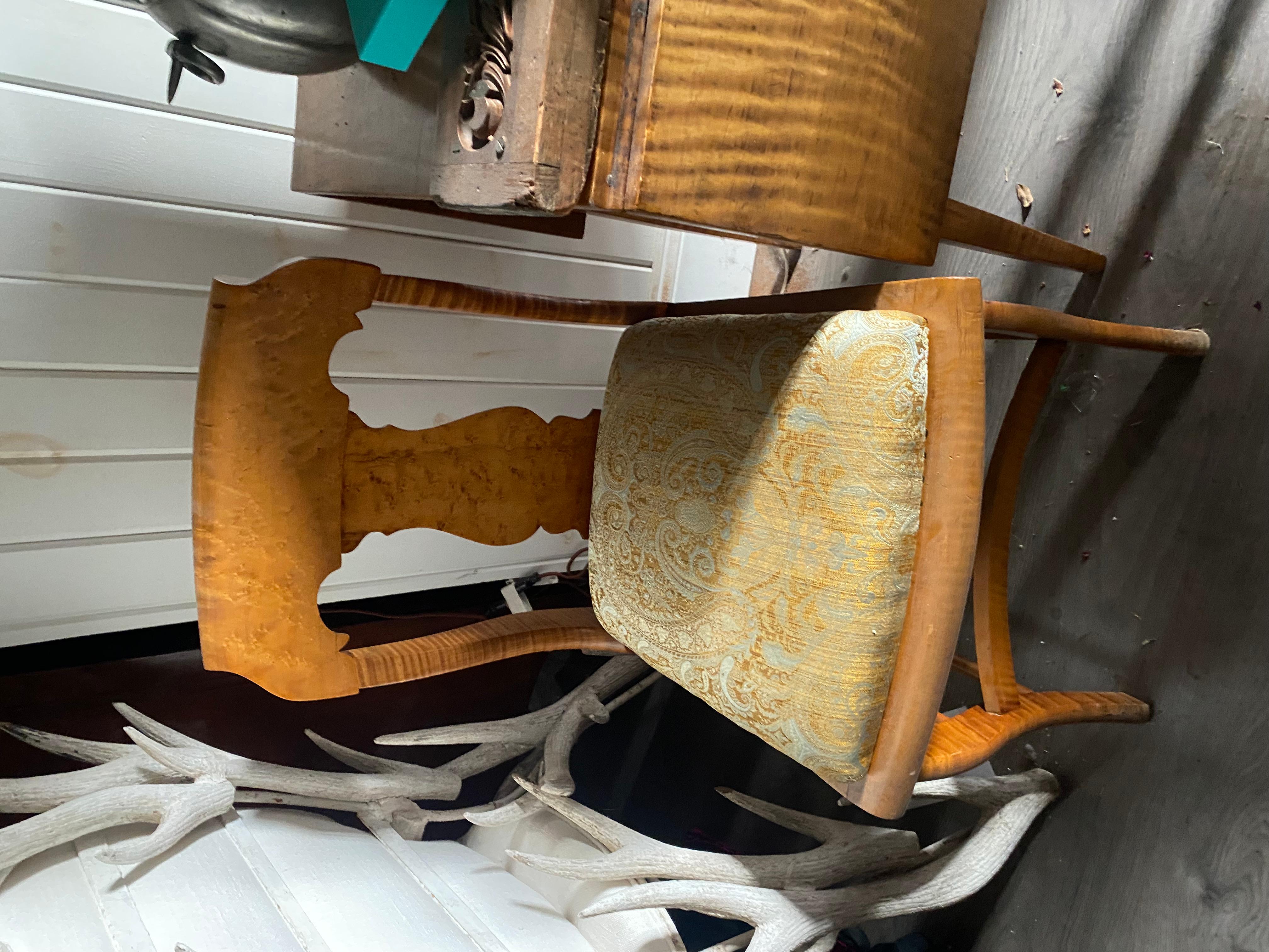 American Bird's-Eye Maple Cabinet For Sale 5