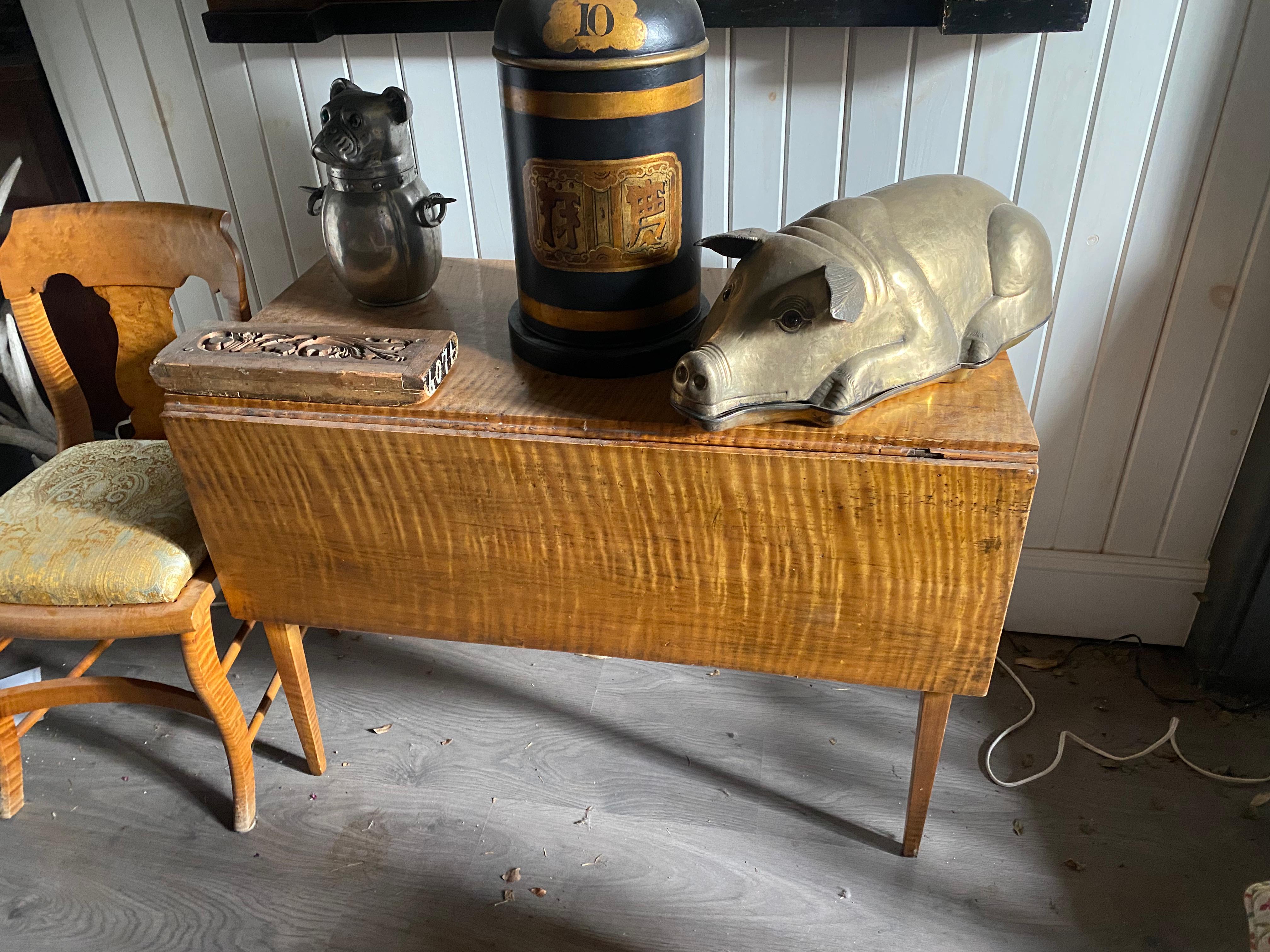 American Bird's-Eye Maple Cabinet For Sale 6