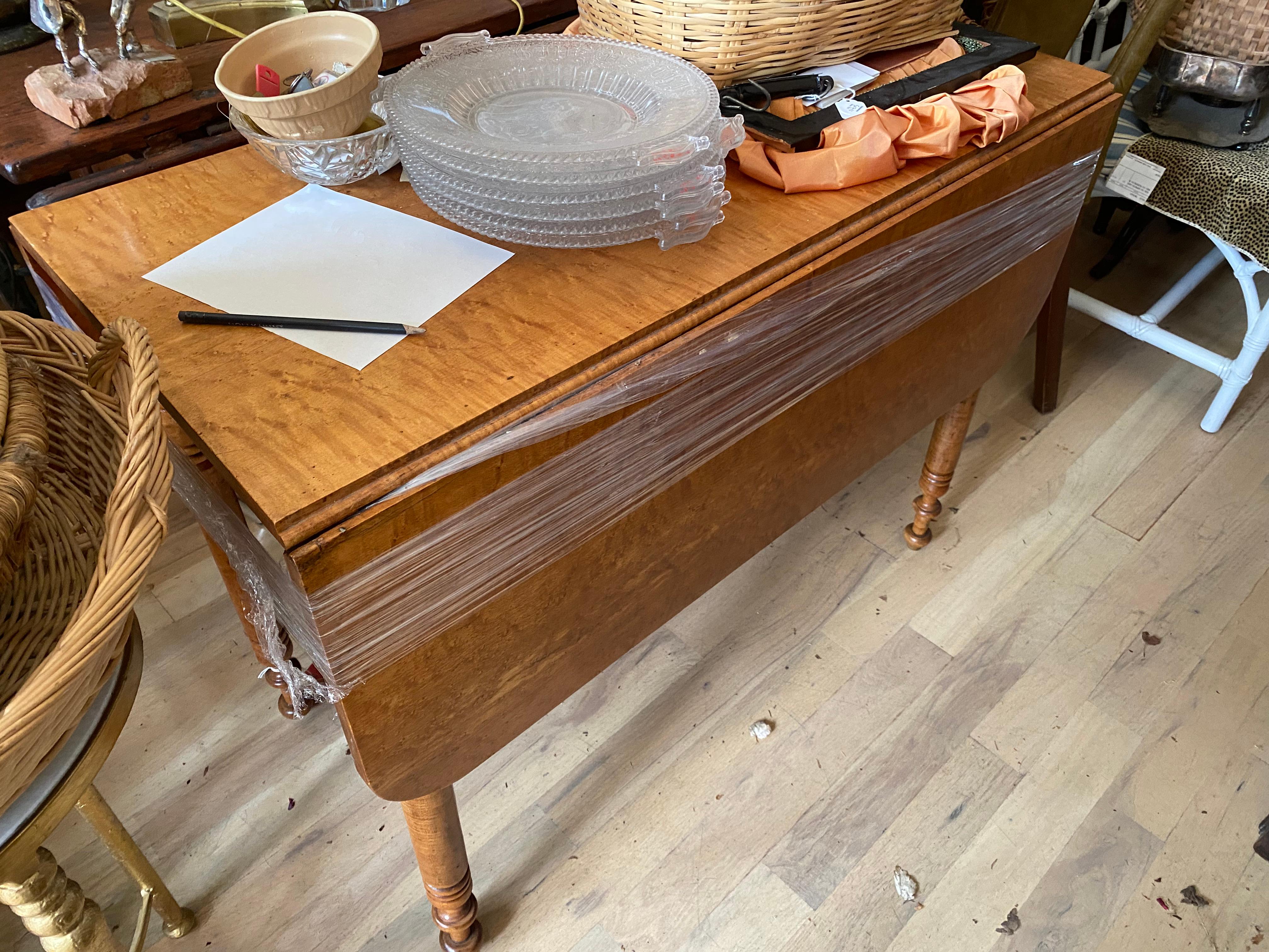 American Bird's-Eye Maple Cabinet For Sale 2