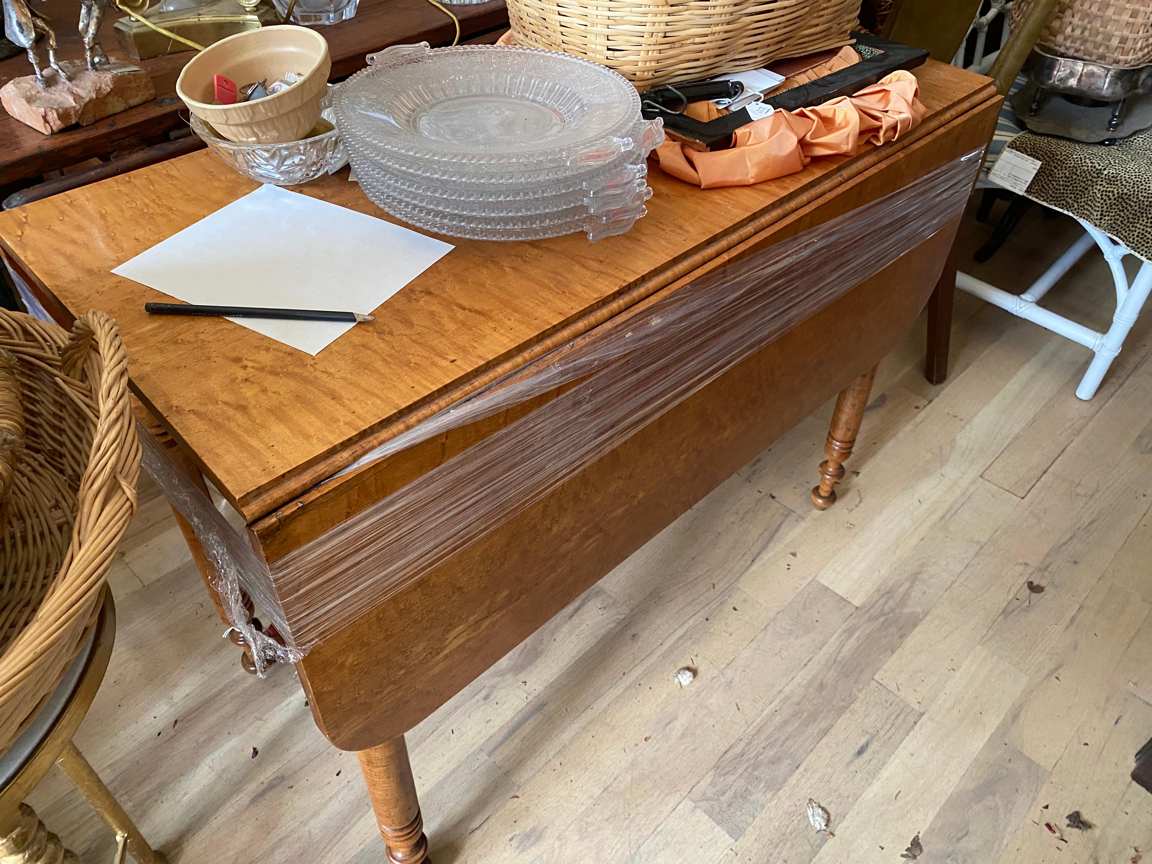 American Bird's-Eye Maple Cabinet For Sale 3