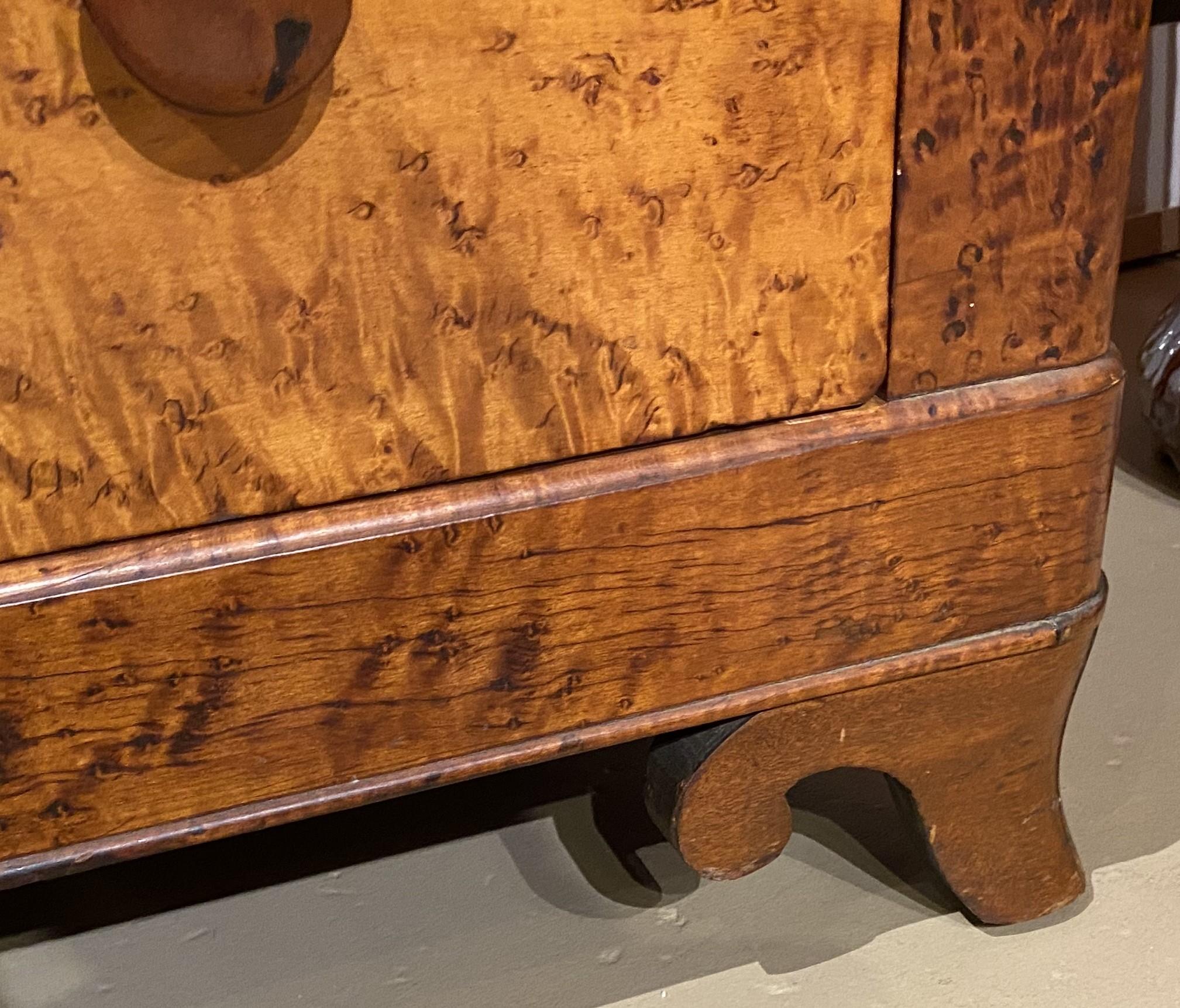 American Birds Eye Maple Empire Four Drawer Chest circa 1830’s 2