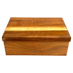 American Black Walnut Solid Wood Jewelry Box