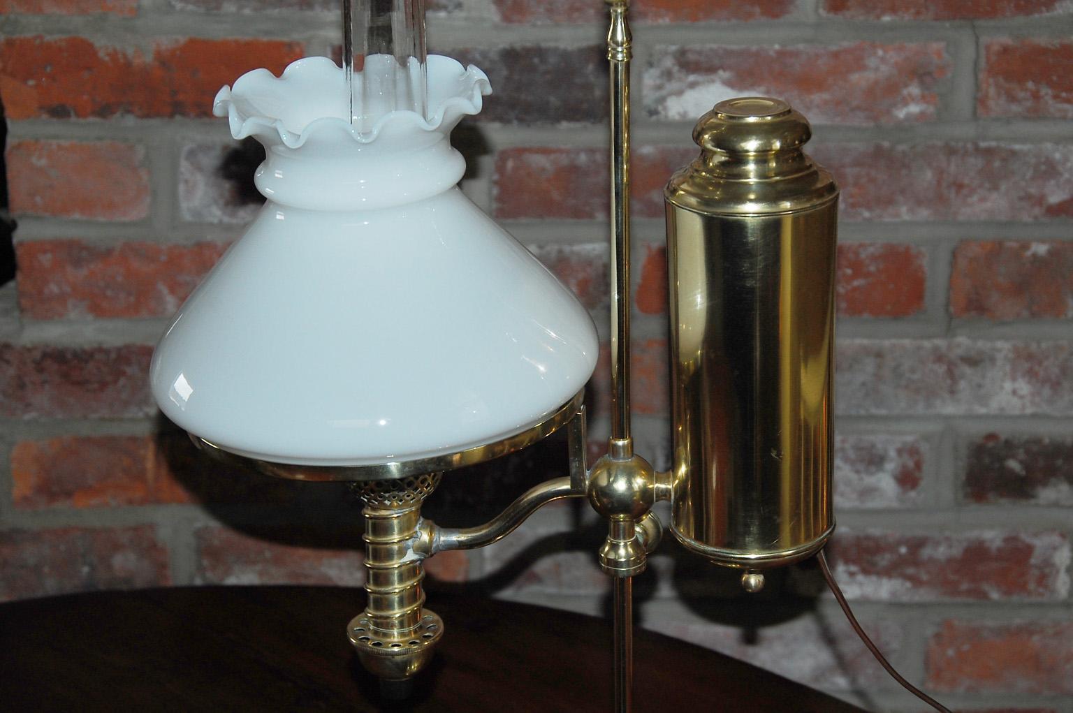 Brass Student Lamp - 11 For Sale on 1stDibs | vintage brass 