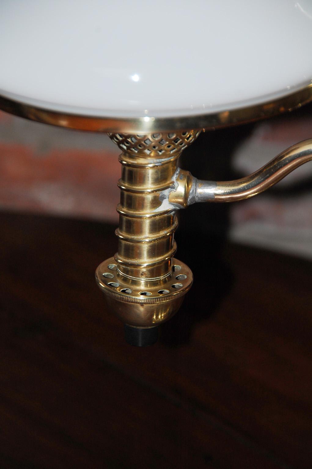 antique student lamp