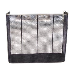 American Brass and Artistic Wire Work Fireplace Fender, Circa 1810