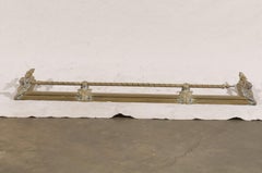 American Brass Fireplace Fender, circa 1900