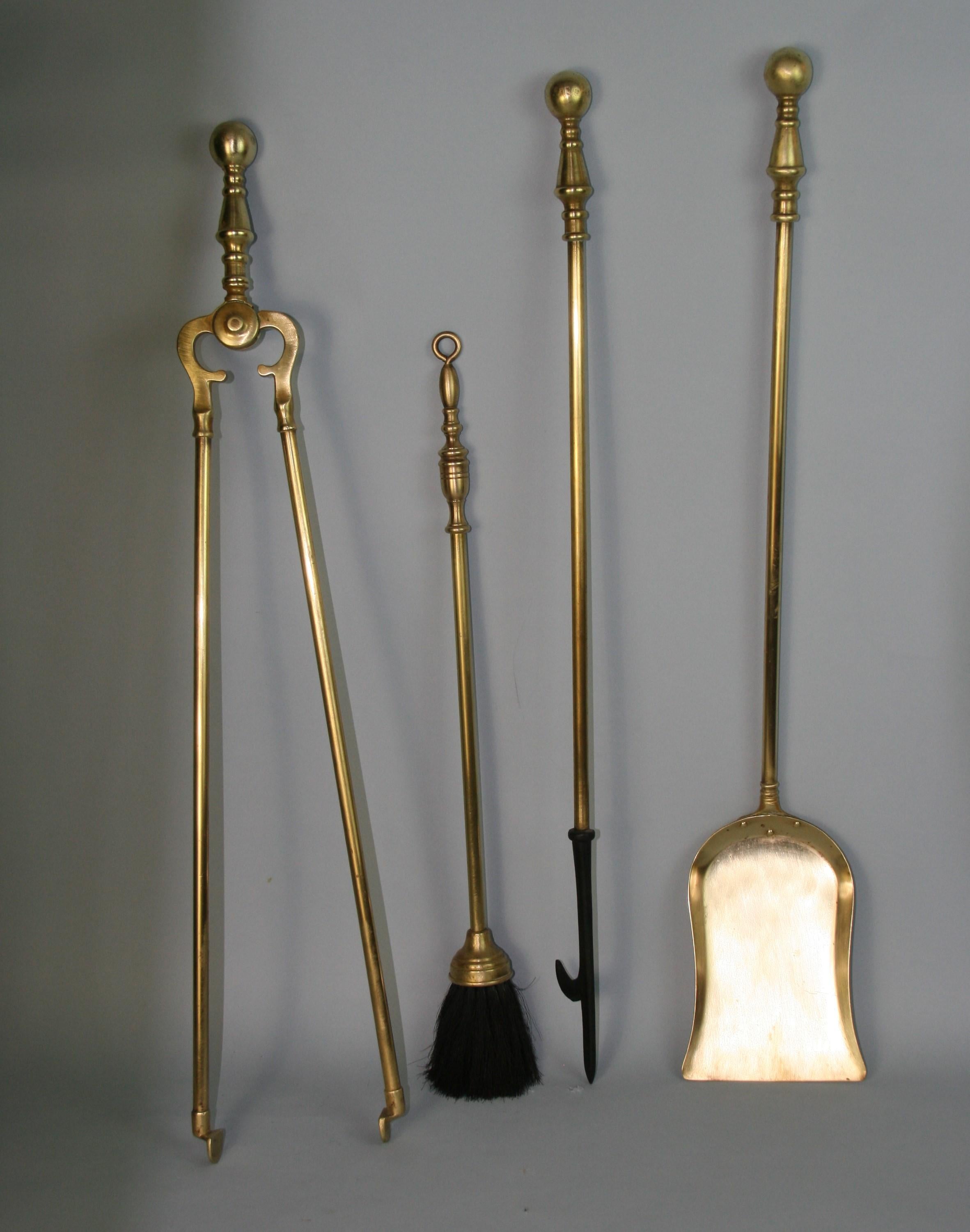 American Brass Fireplace Tools, 1940's 7