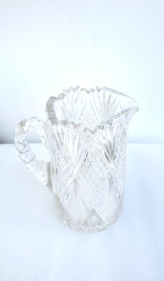 American Brilliant Cut Crytal Pitcher or Vase