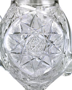 American Brilliant Cut Glass Coffee Pot by Meridan