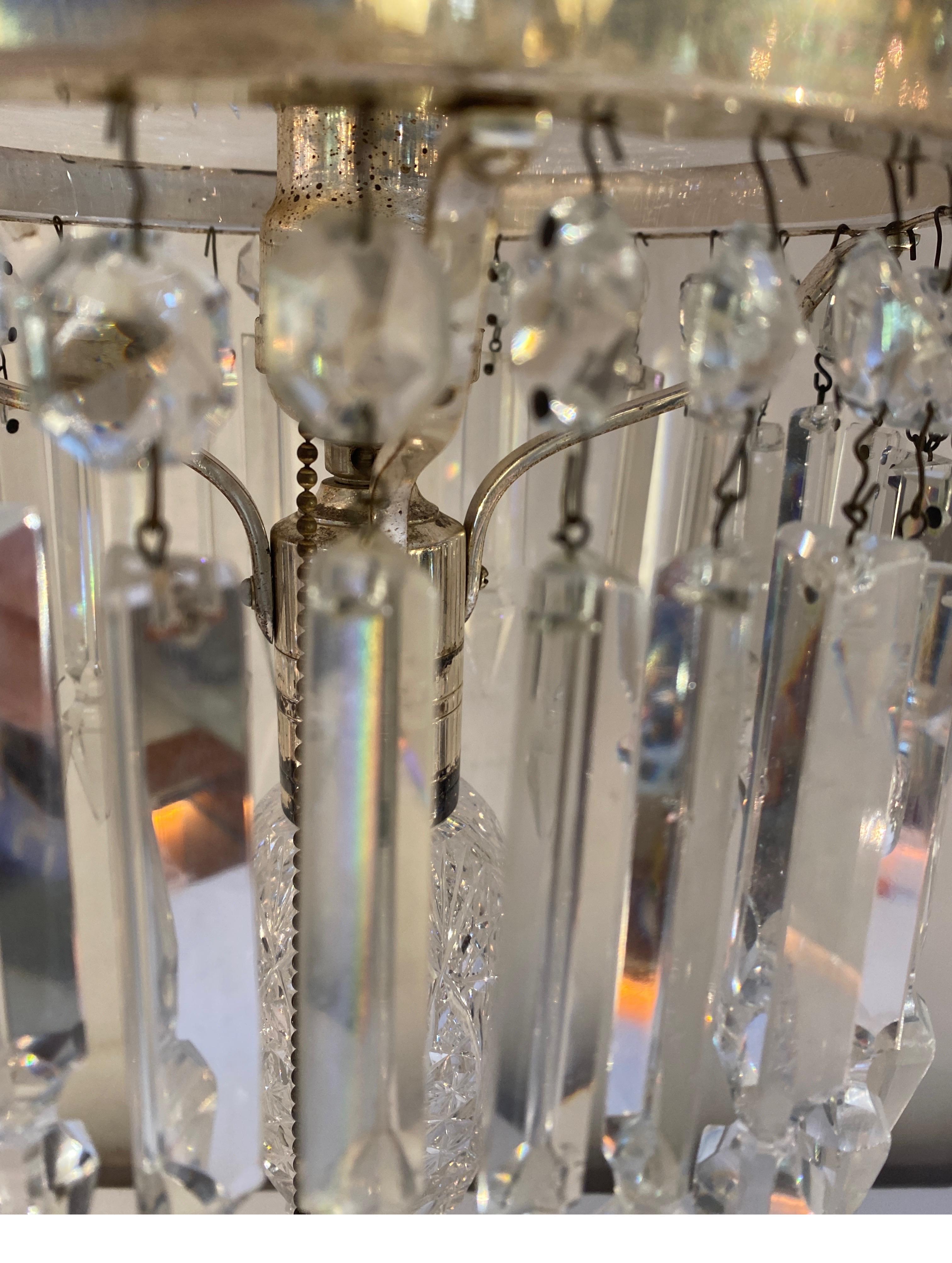 antique cut glass lamps