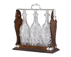 American Brilliant Period Cut Glass Tantalus