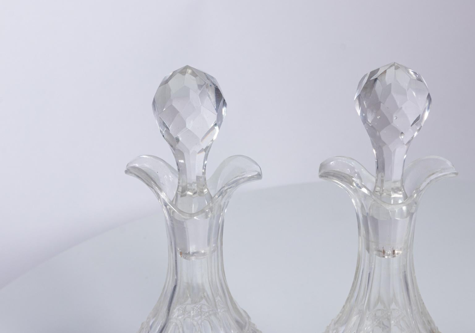 American Brilliant Period Cutglass Cruet Set 9