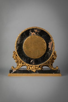 American Bronze and Marble Table Clock, E.F. Caldwell and Co., circa 1900