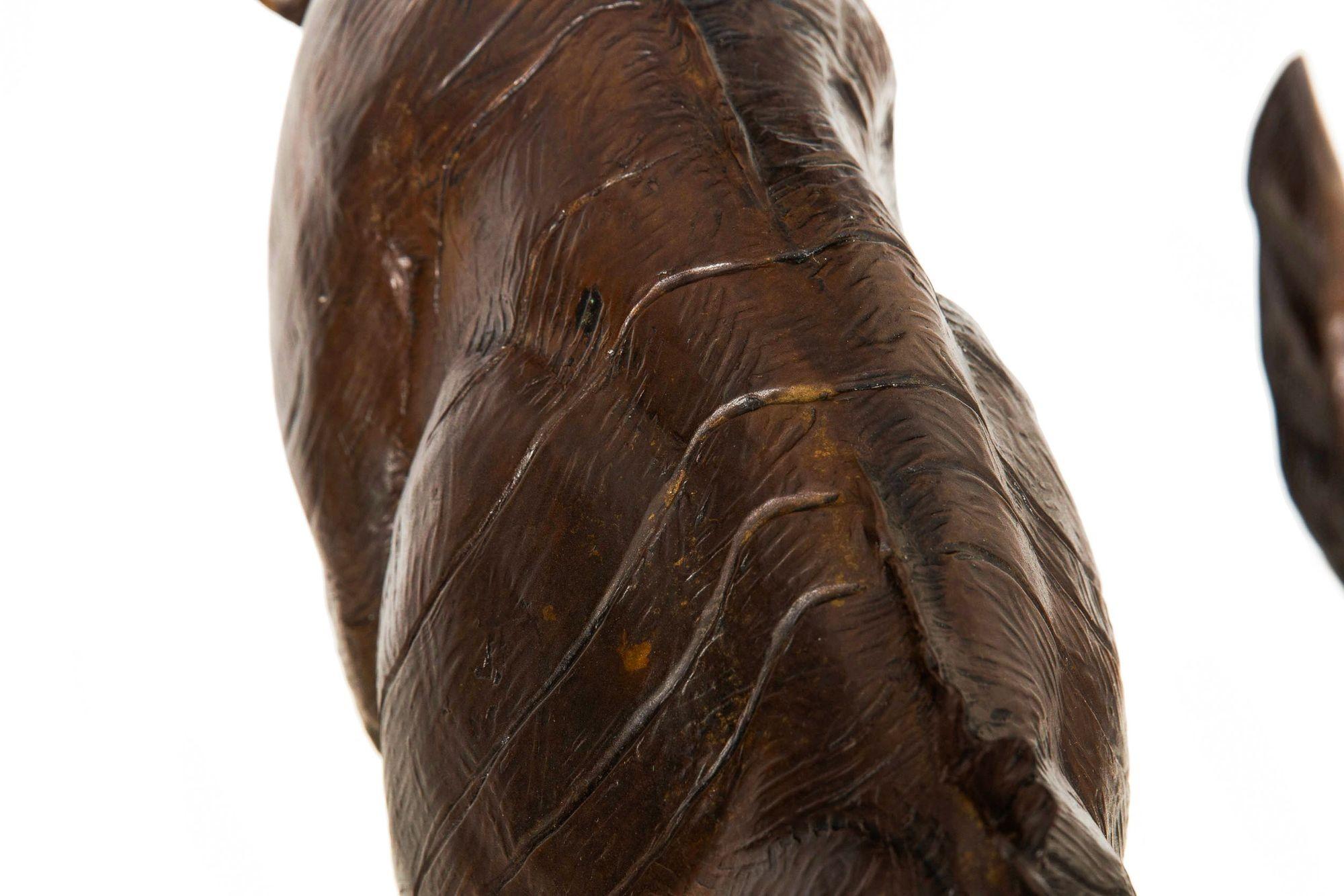 Escultura americana de bronce 