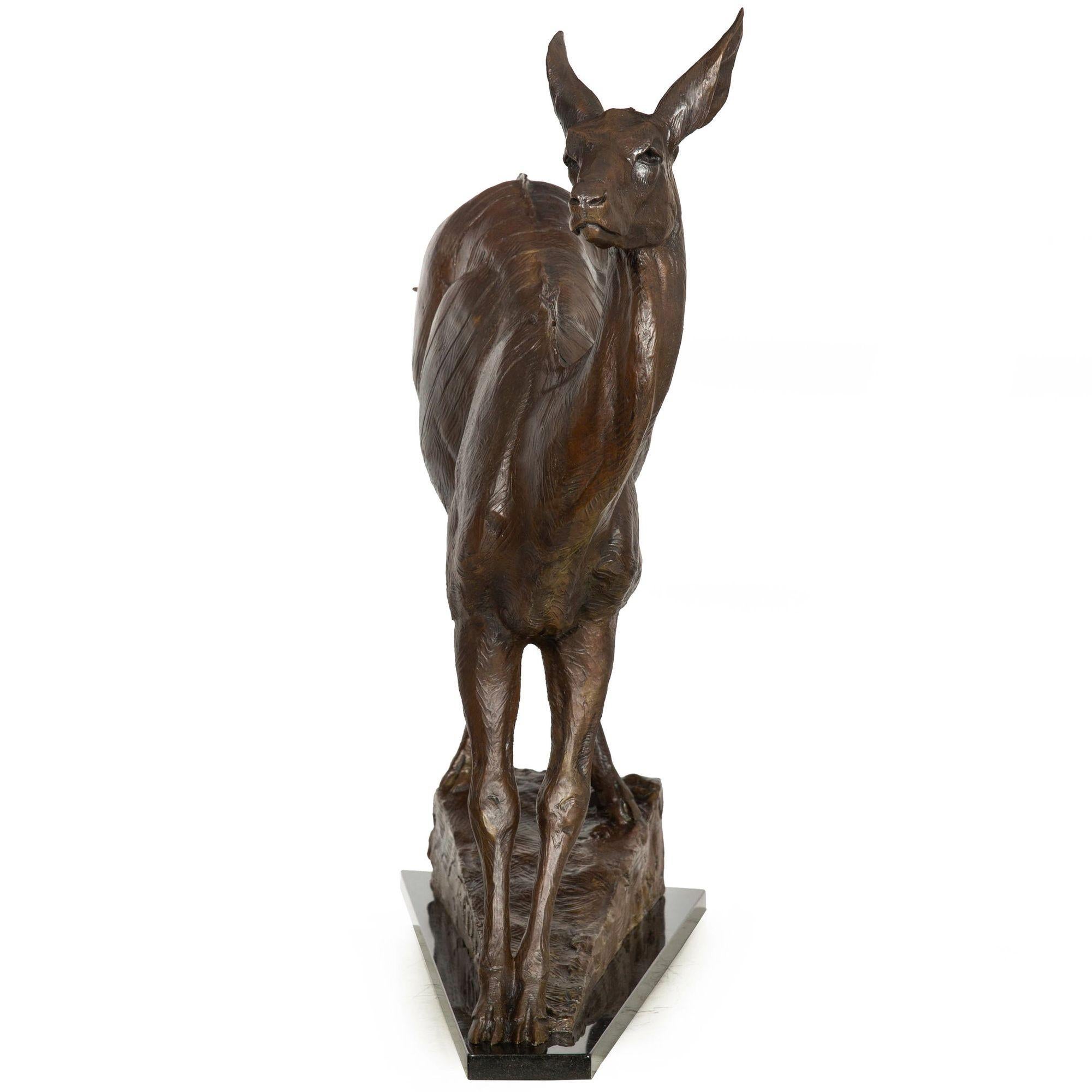 Escultura americana de bronce 