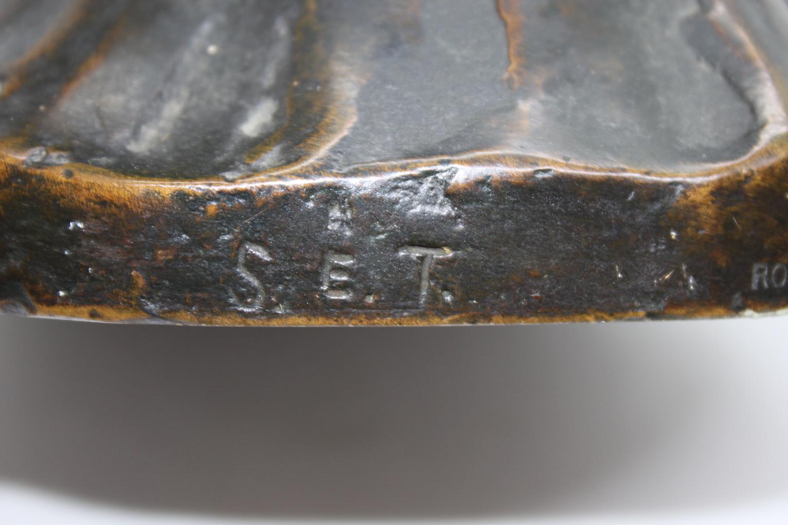 American Bronze Sculpture by Roman Bronze Works NY Foundry, 19th