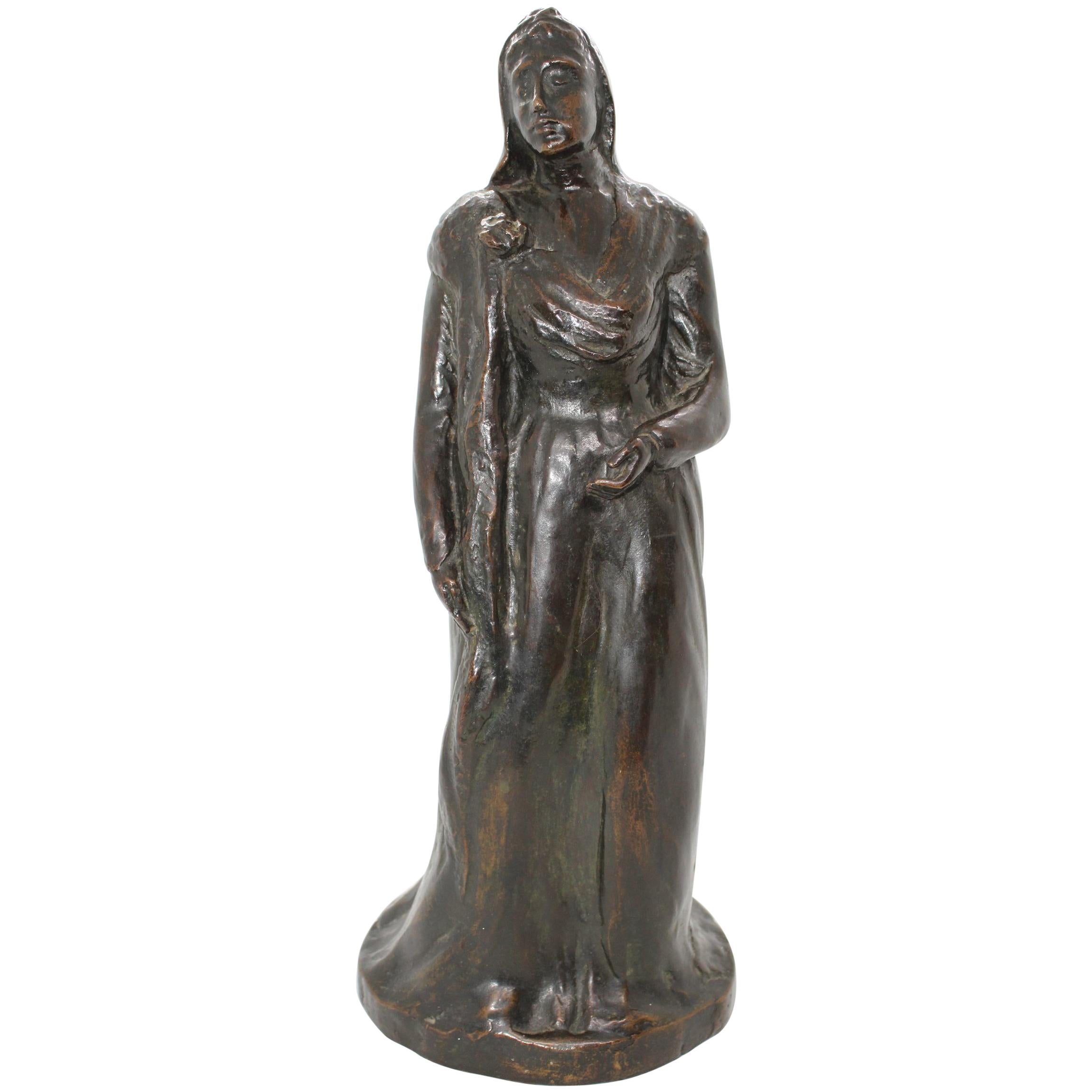 American Bronze Sculpture by Roman Bronze Works NY Foundry, 19th Century For Sale