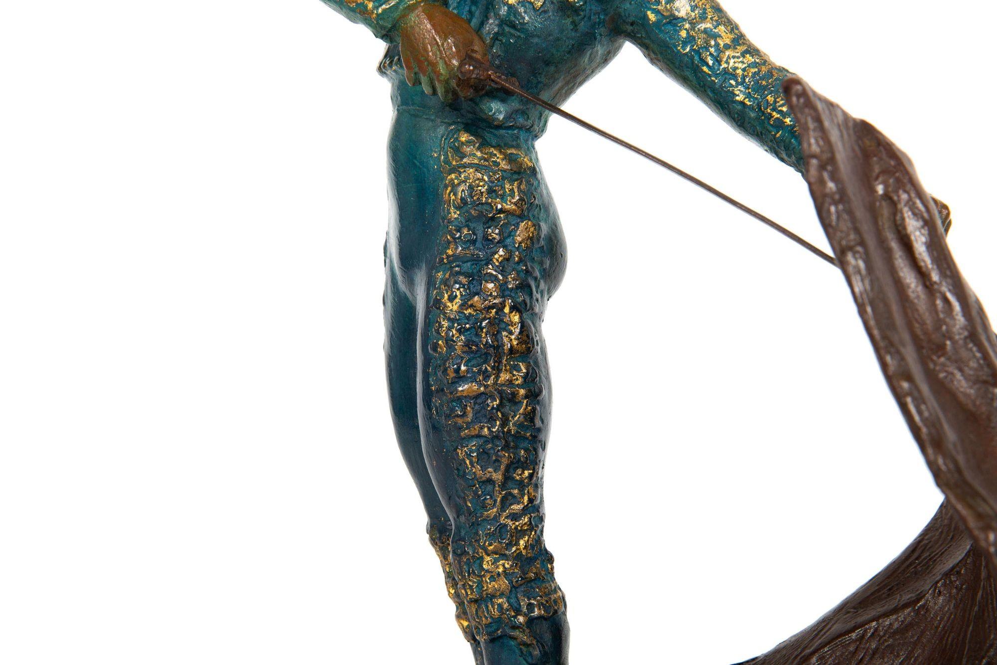 Scultura americana in bronzo 