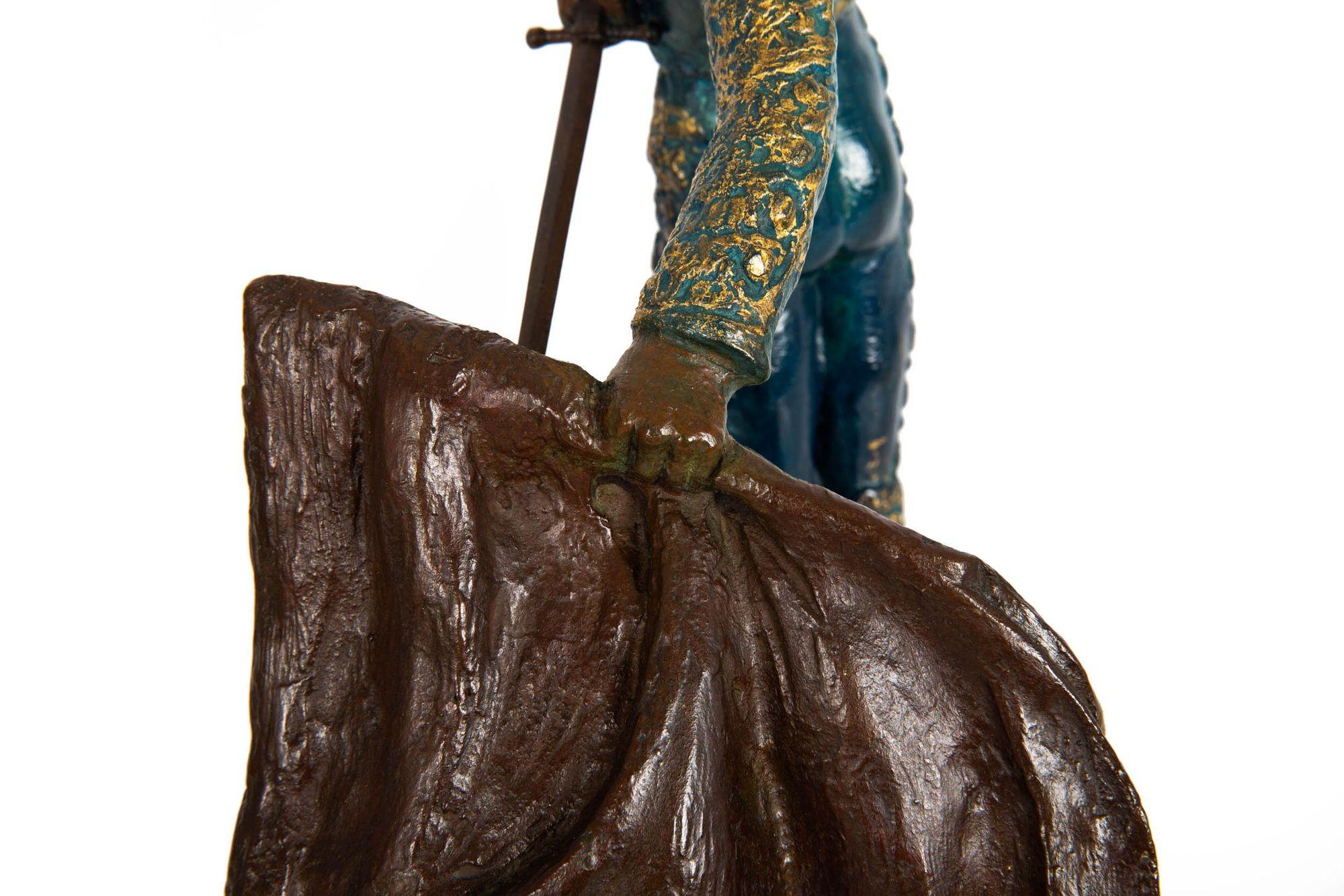 Scultura americana in bronzo 