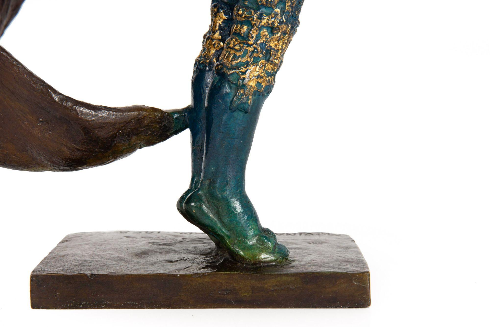 Scultura americana in bronzo 