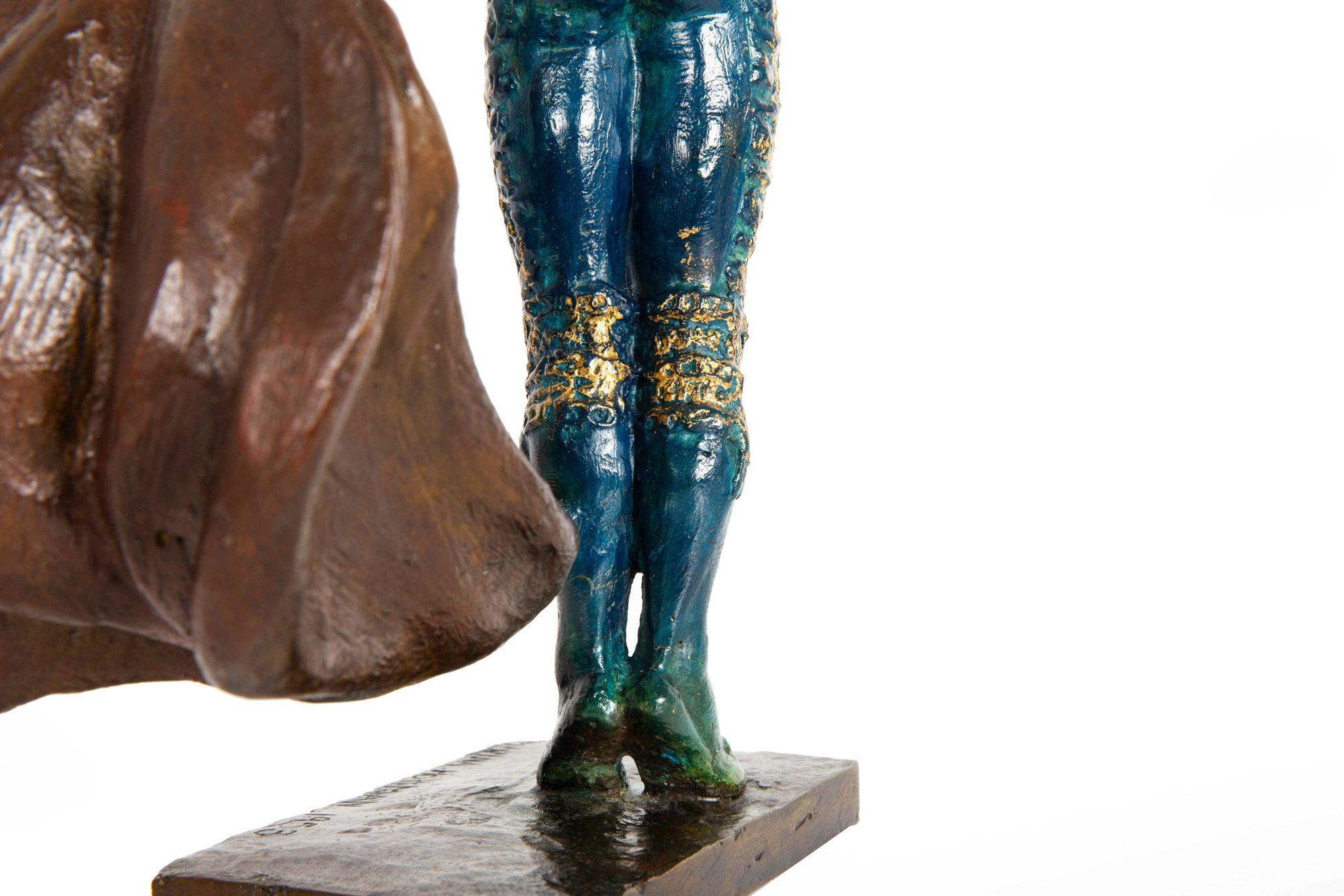 Scultura americana in bronzo 