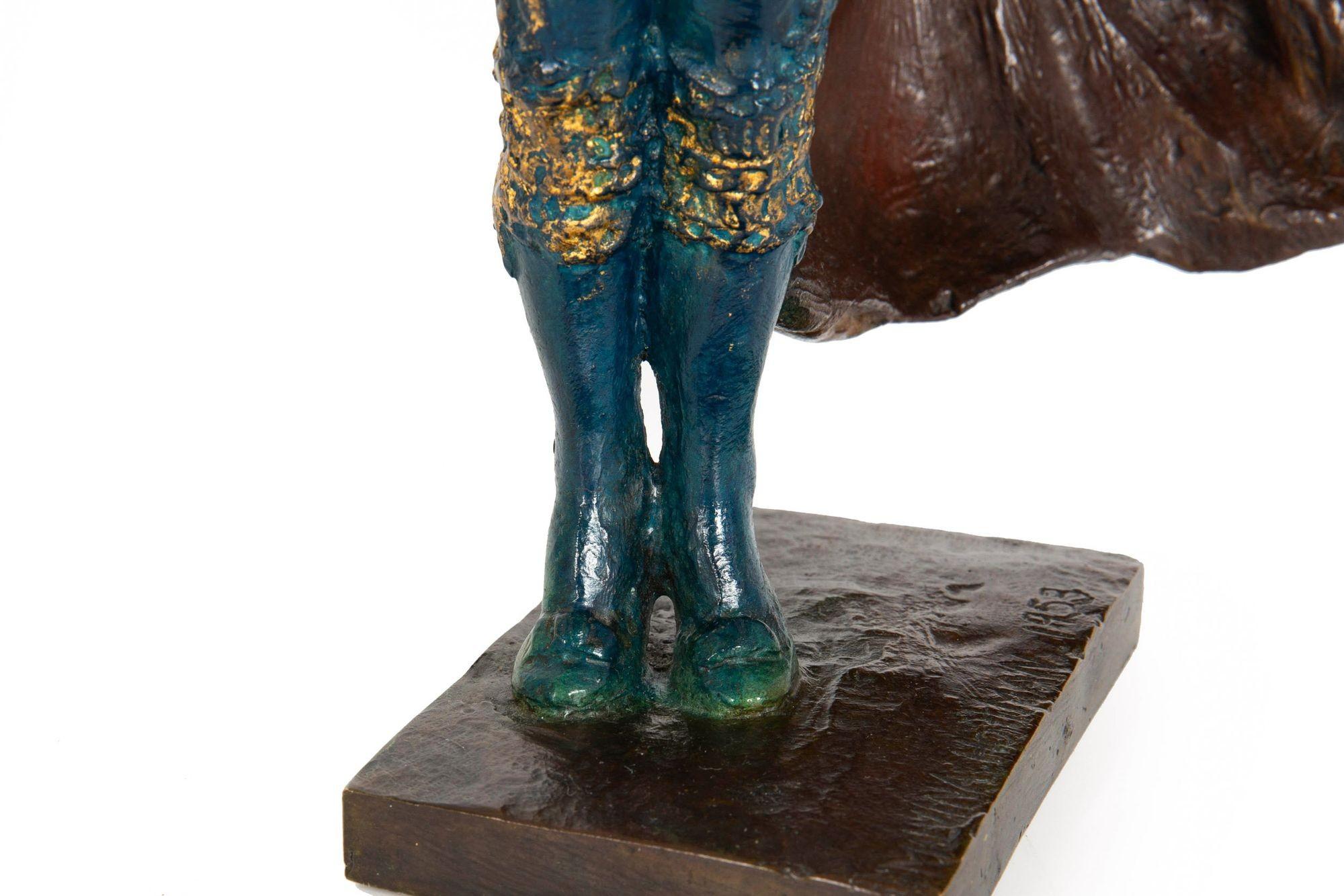 Scultura americana in bronzo 