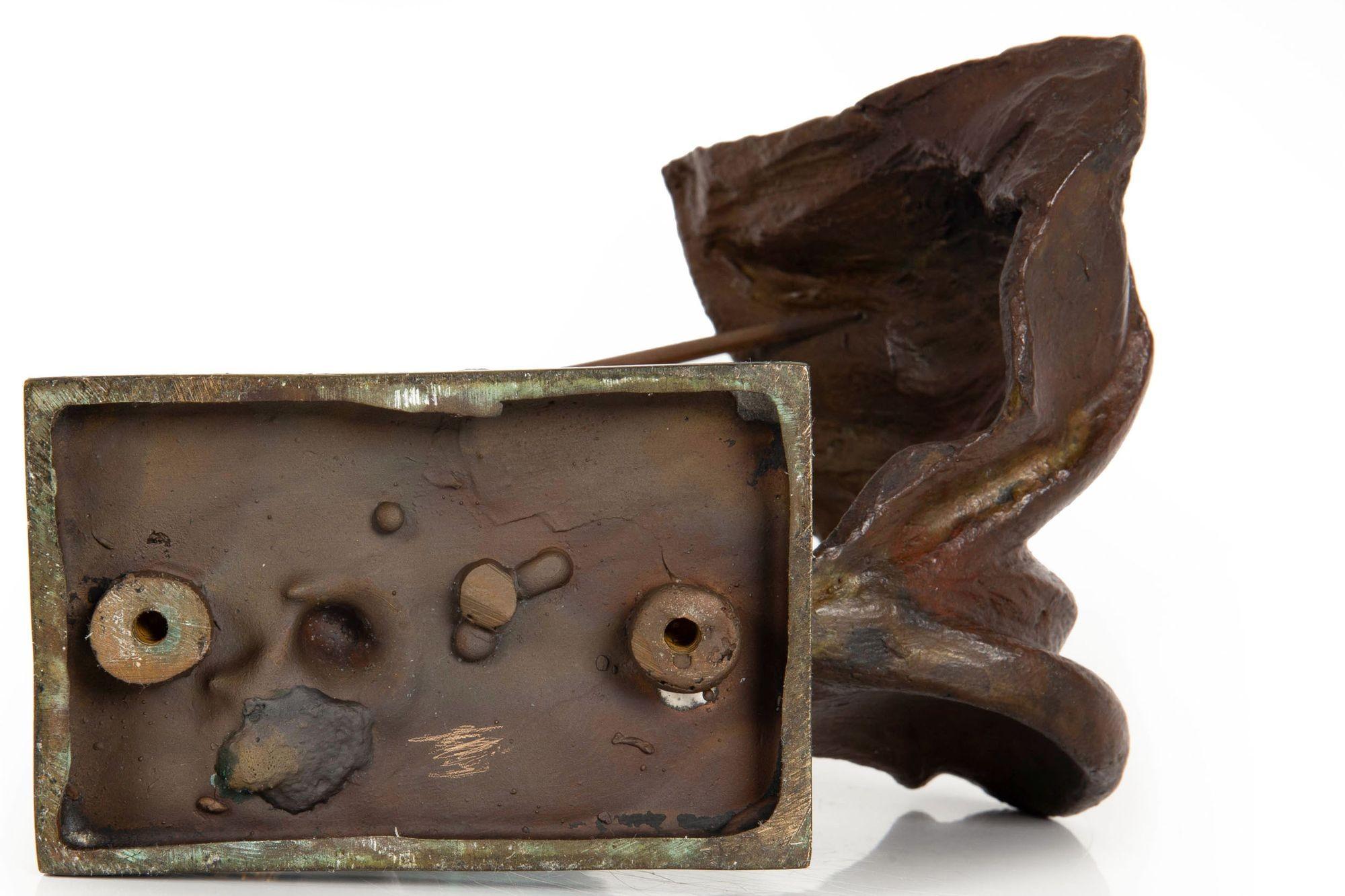 Scultura americana in bronzo 