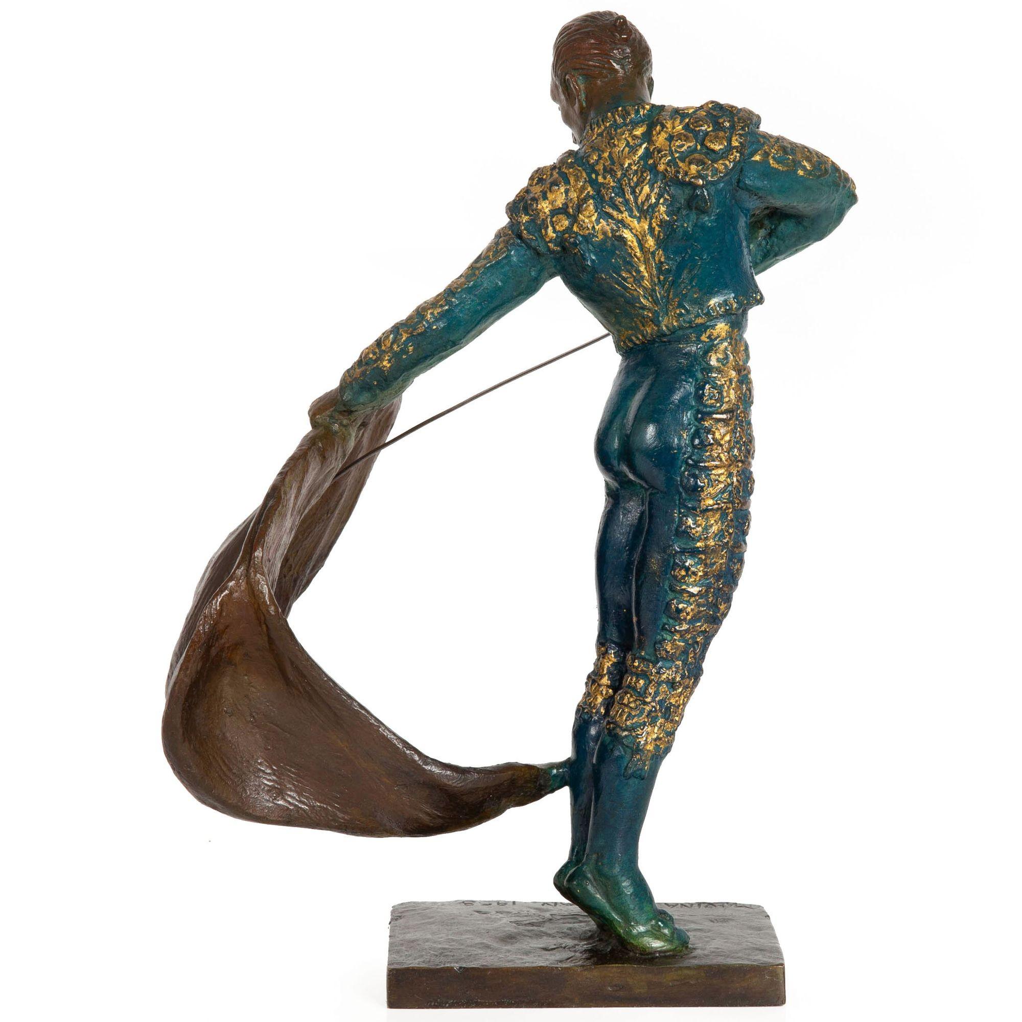 Scultura americana in bronzo 