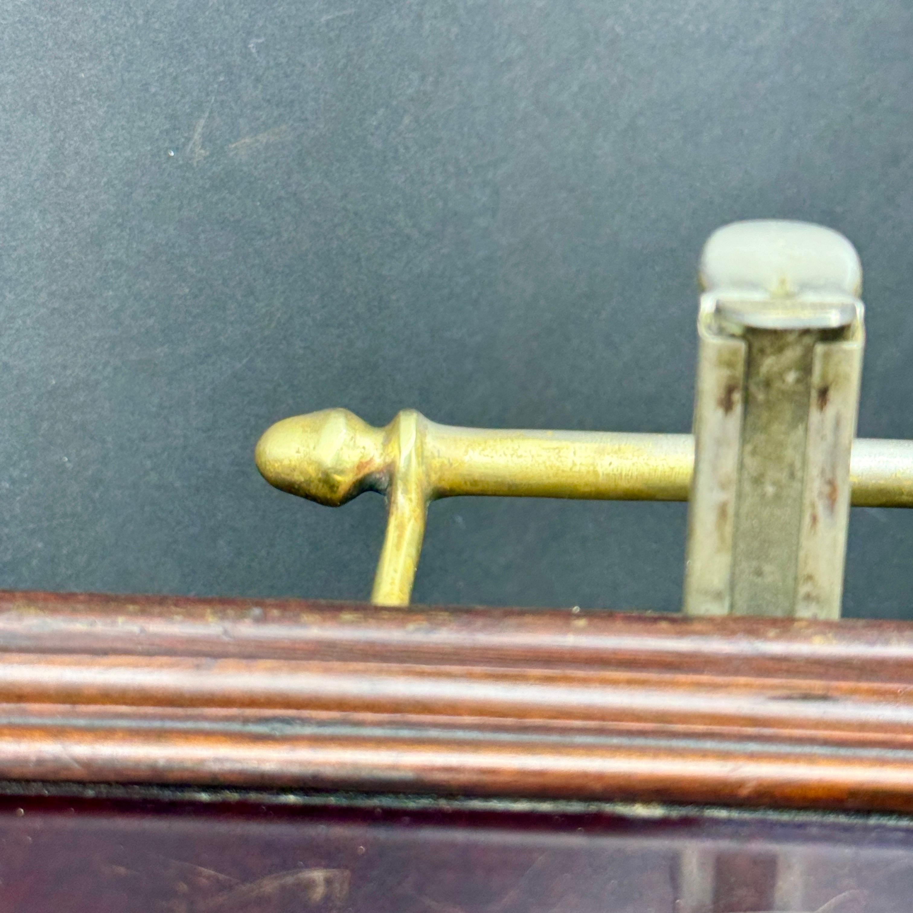 American Campaign Style Mahogany Collapsing Tray Table 3