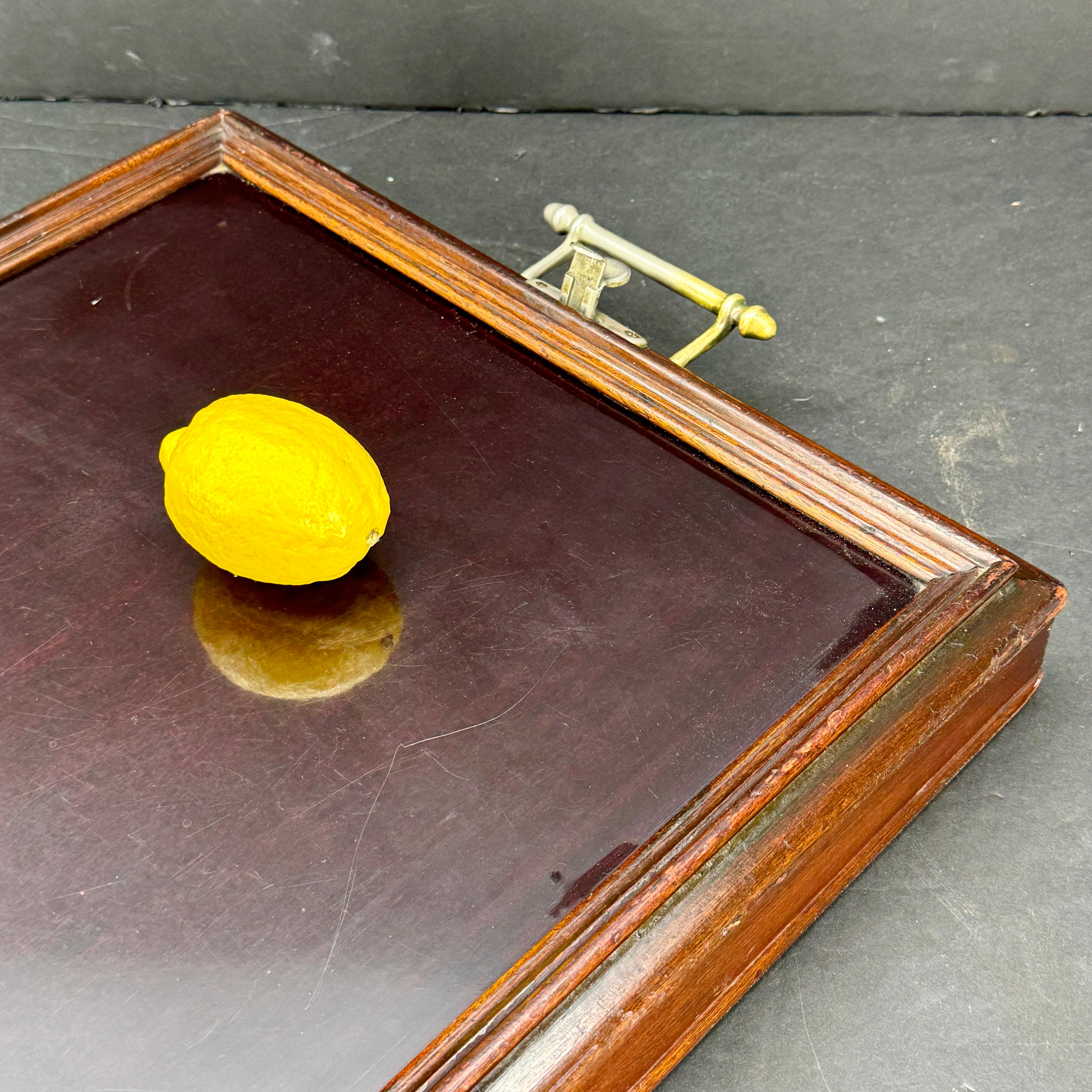 American Campaign Style Mahogany Collapsing Tray Table 6