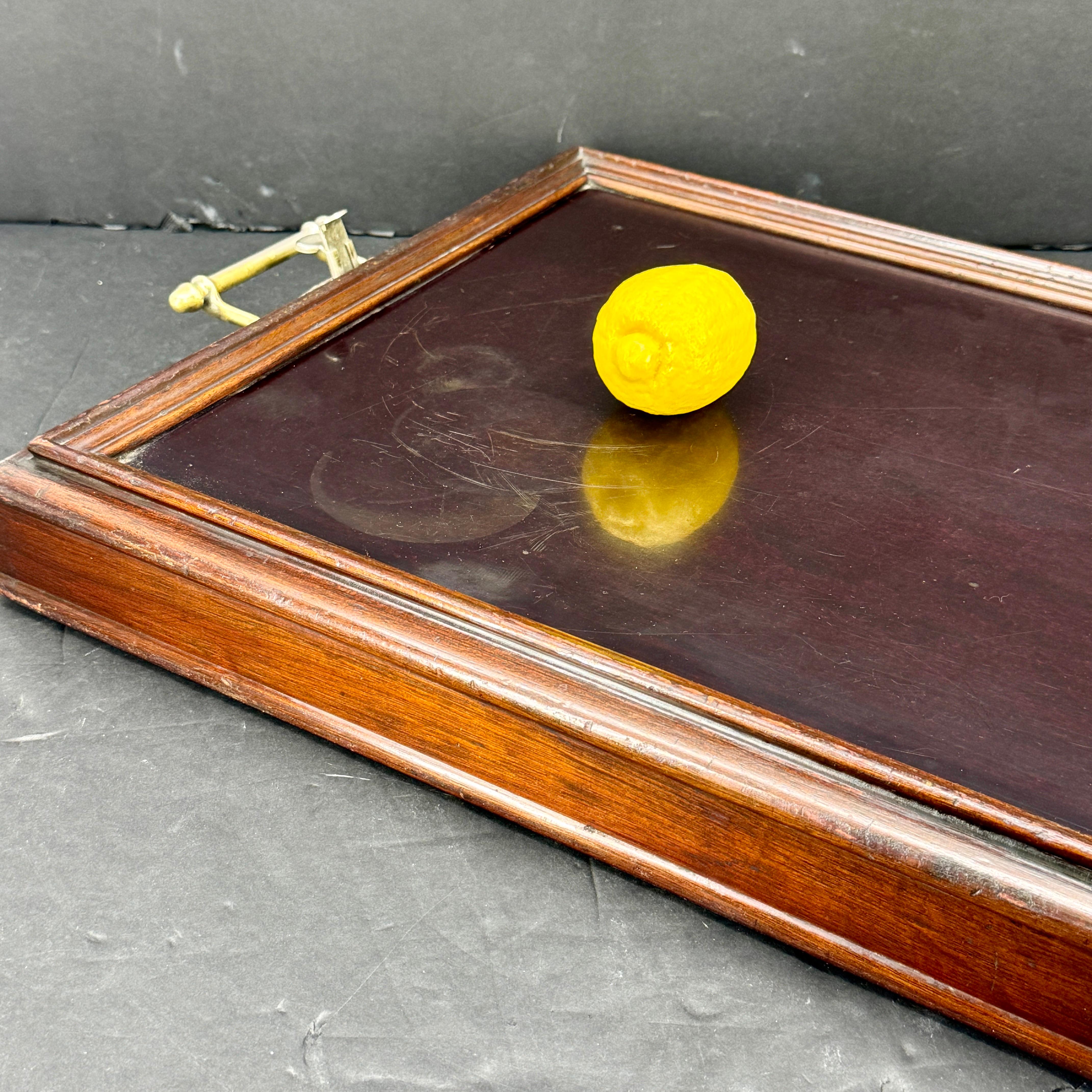 American Campaign Style Mahogany Collapsing Tray Table 9