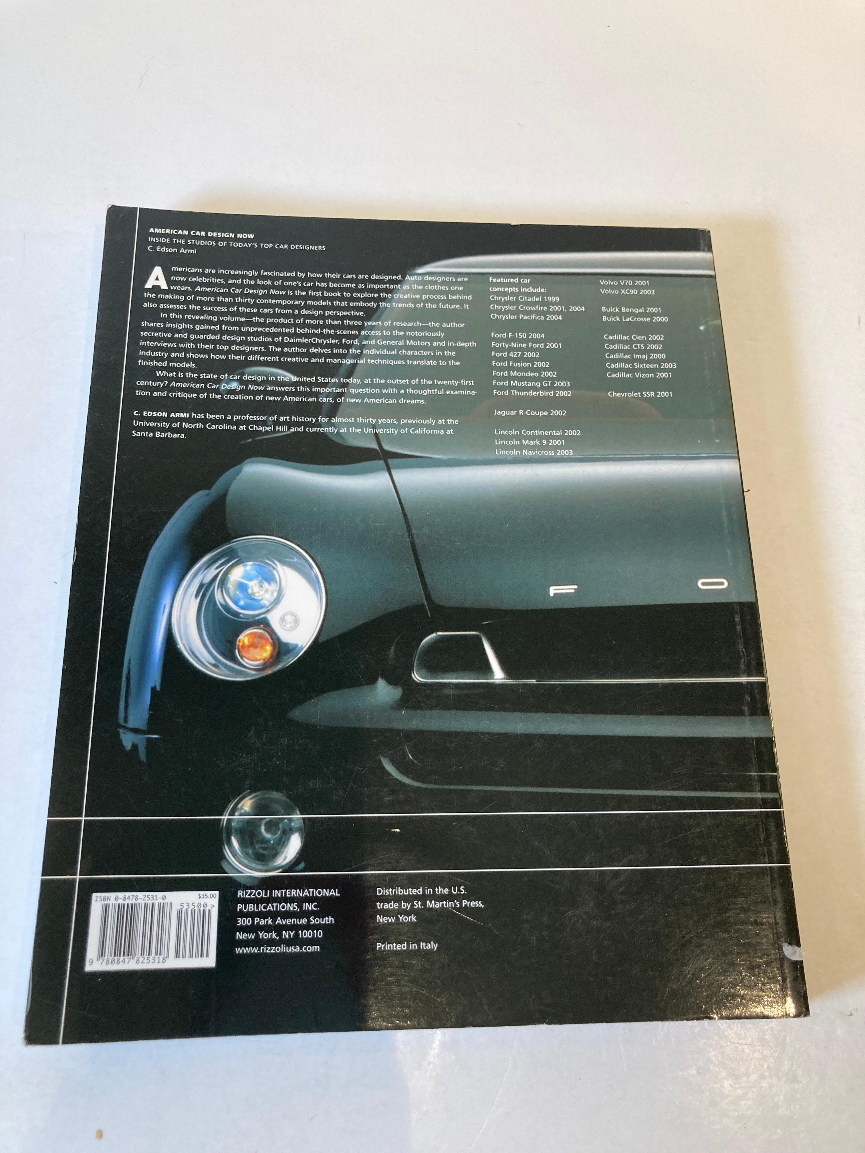 American Car Design Now: Einblicke in die Studios von Amerikas Top-Autodesignern (20. Jahrhundert) im Angebot