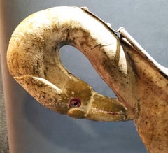 American Carousel Ride Container in the Form of a Swan, 1930s
