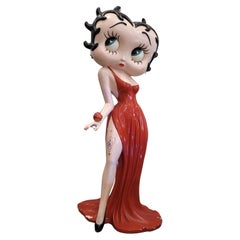 American Cartoon red Betty Boo fiberglass  sculpture , 70s
