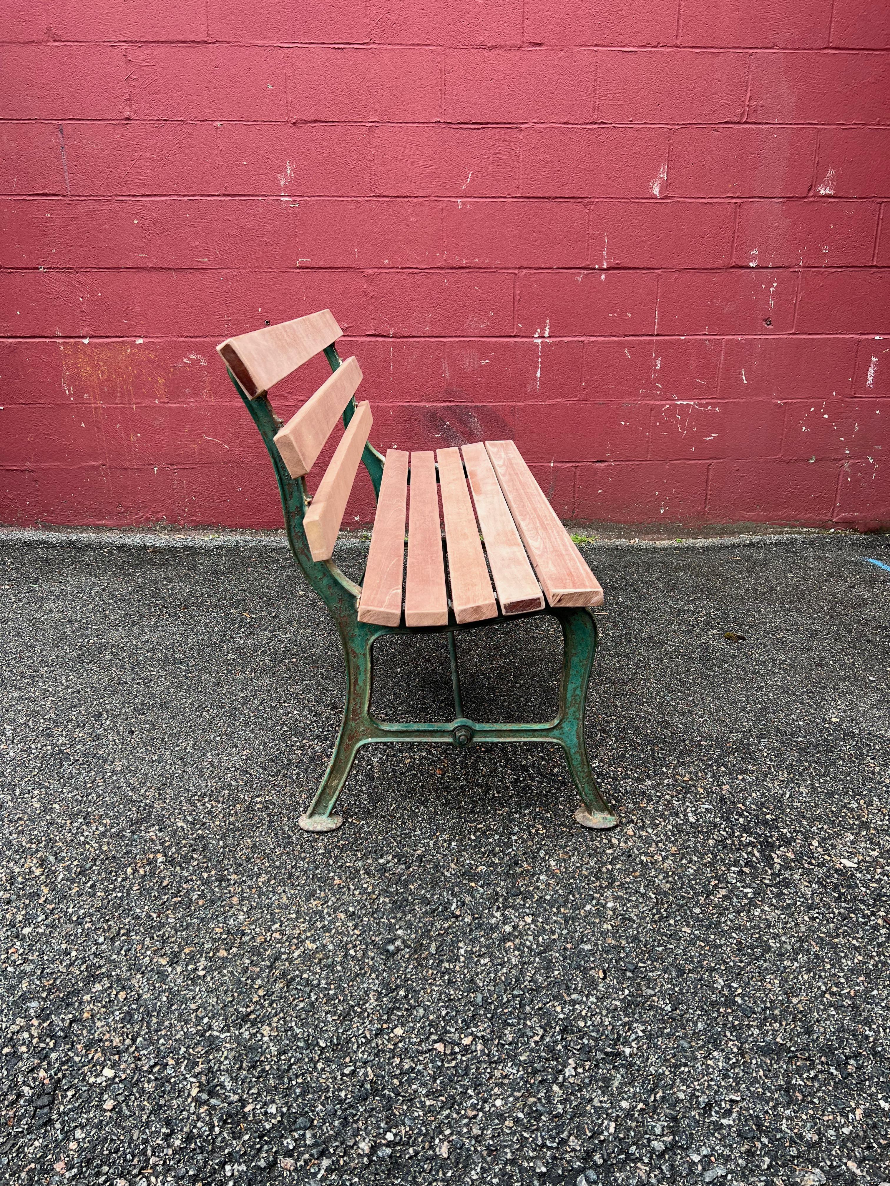 mahogany bench slats