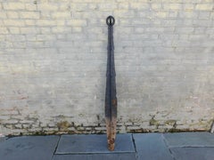 American Cast Iron Graduated Hitching Post w/ Four Point Tethering Sphere C 1850