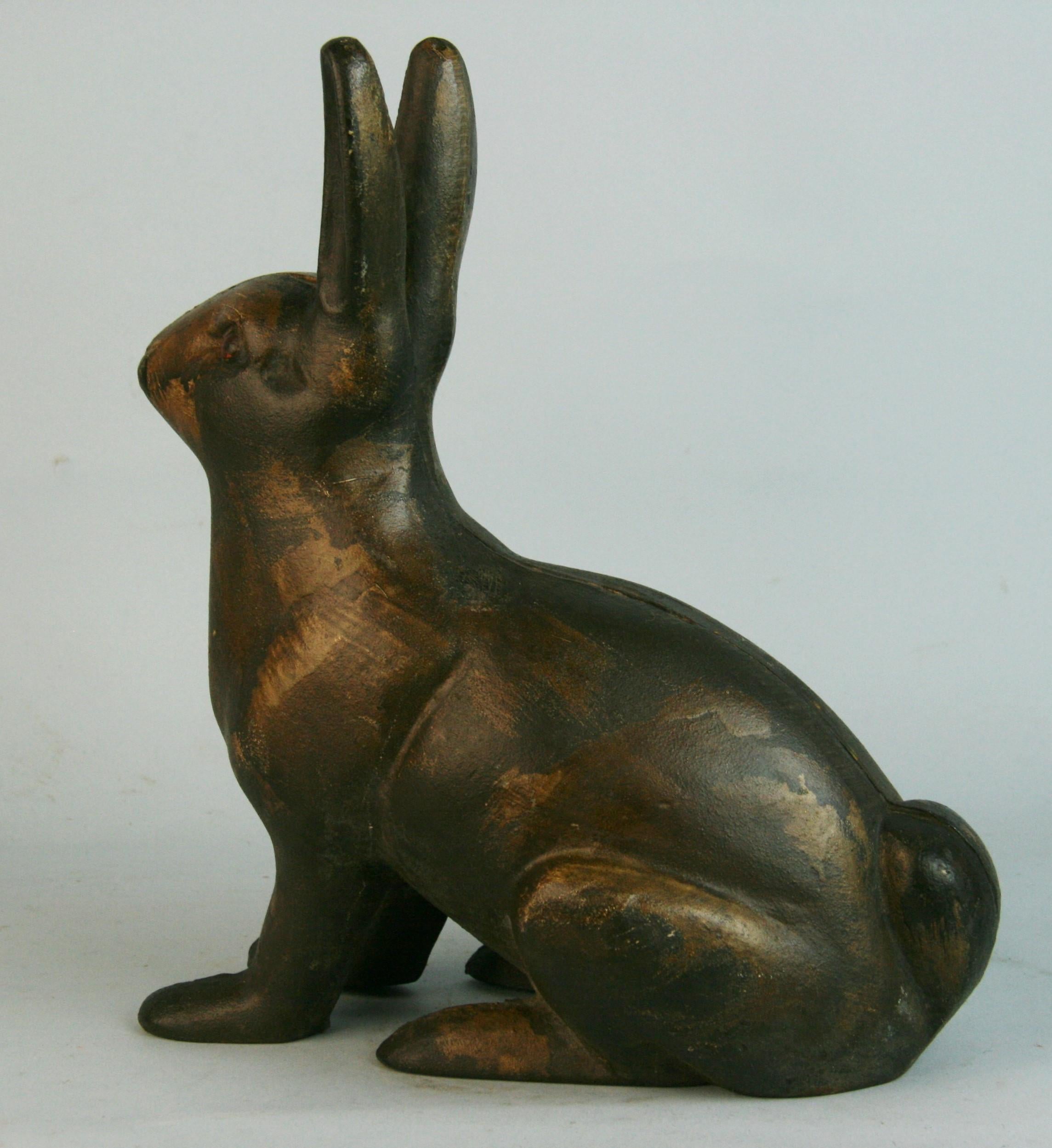 antique cast iron rabbit