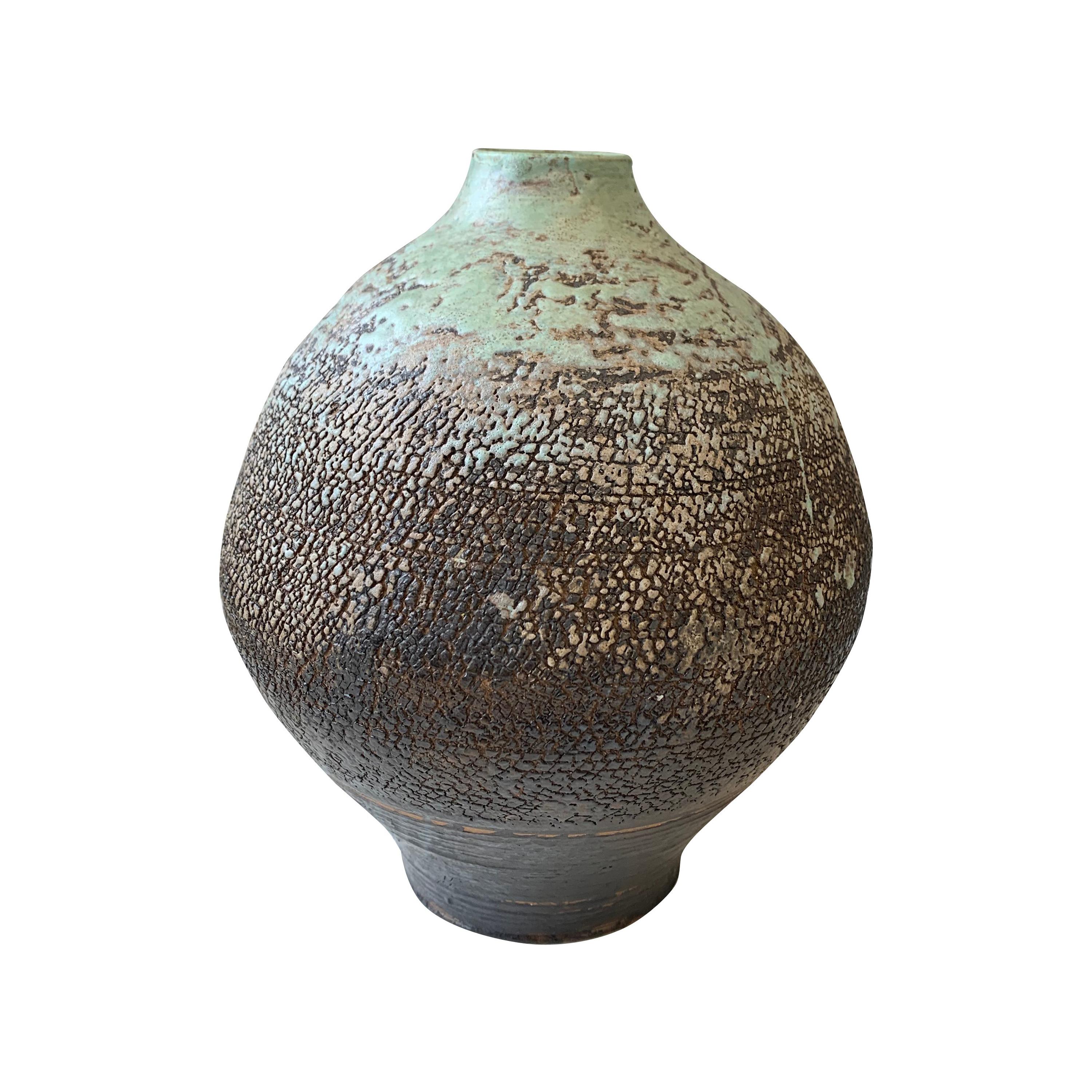 American Ceramic Artist Peter Speliopoulos Stoneware Vase, Contemporary