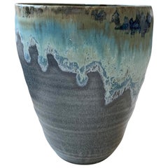 American Ceramic Artist Peter Speliopoulos Stoneware Vase, Contemporary