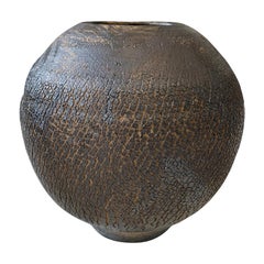 American Ceramic Artist Peter Speliopoulos Stoneware Vase, Contemporary